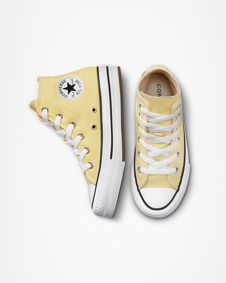 Zapatos Plataforma Converse Chuck Taylor All Star Lift Altas Niño Naranjas Blancas Negras | PE 24W0PL